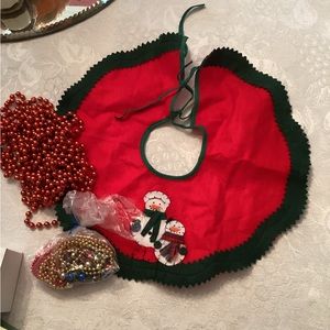 Christmas mini tree skirt